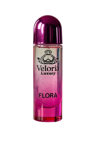 ‘FLORA’ by ‘VELORIA LUXURY’ is an floral and sensual notes, often incorporating elements like Mandarin, Rose, Osmanthus, Sandalwood and Patchouli.