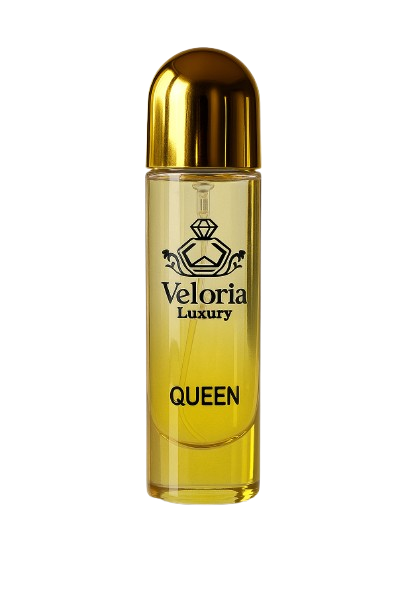‘QUEEN’ by ‘VELORIA LUXURY’ is a fragrance that aims to evoke a sense of freedom and confidence.  The fragrance ar