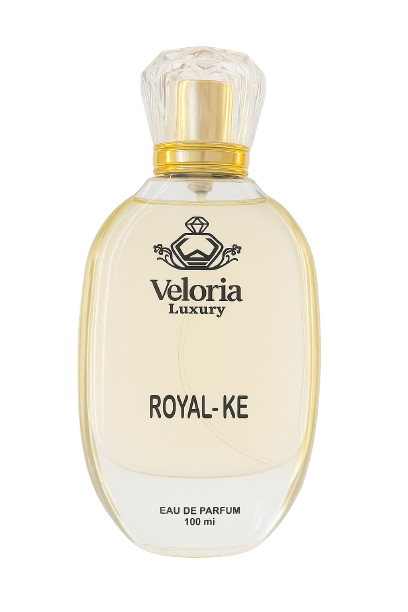‘ROYAL - KE’ perfume features a freash top note of lemon, mandarin and a hint of apple, followed by a heart of lavender and cinnamon and a base of patchouli, musk and vanilla