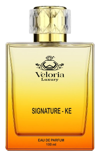‘SIGNATURE - KE’ BY ‘veloria luxury’ is a fresh fragrance designed for Men and Women. The scent opens with fresh, sweet notes of floral and fruity, citrus and woody.
