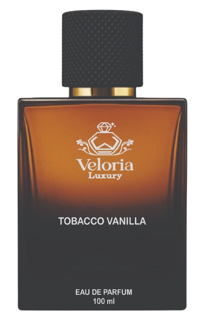‘TOBACCO VANILLA’ by ‘VELORIA LUXURY’ is an opulent, warm and iconic fragrance.It blends the Rich smoky notes of Tonacco leaf with the sweet, creamy essence of vanilla. The fragrance  features spicy notes.
