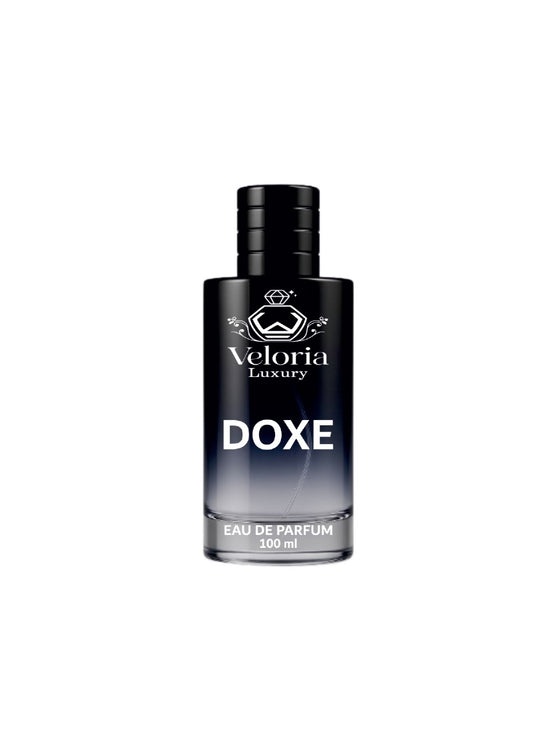 ‘DOXE’ by ‘VELORIA LUXURY’ is the fragrance is described as having a fresh, spicy  and woody character with a long lasting and radiant